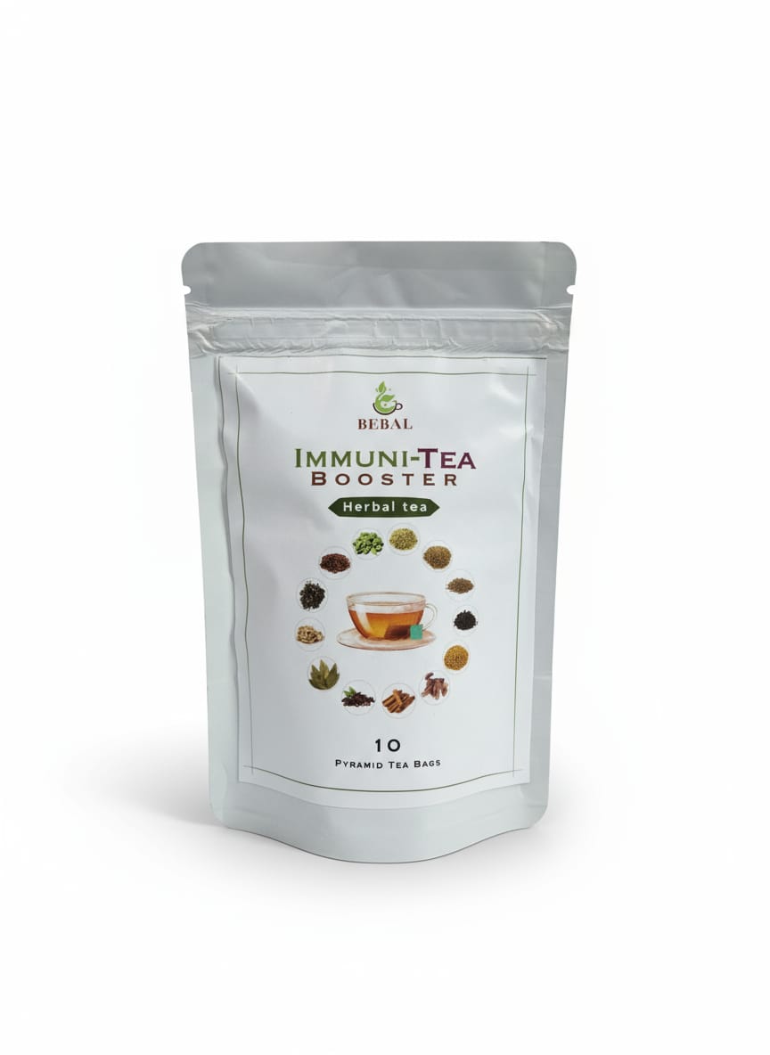 Bebal Immuni-Tea Booster – Herbal Immunity Booster (10 Pyramid Tea Bags)