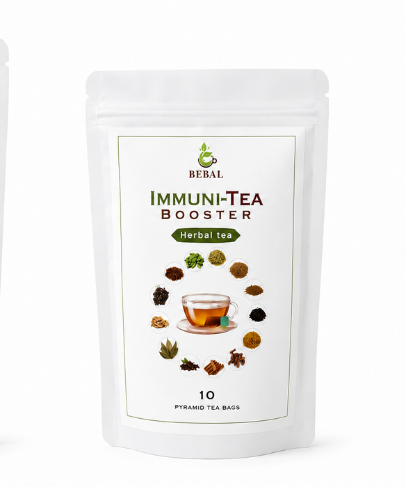 Bebal Immuni-Tea Booster – Herbal Immunity Booster (10 Pyramid Tea Bags)